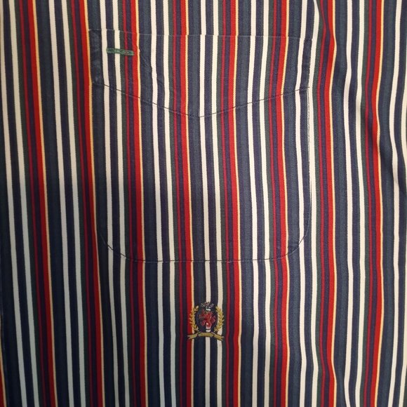 Tommy Hilfiger Vintage 1990's  Men's XXL Striped Button Down Long Sleeve Shirt - Picture 5 of 13